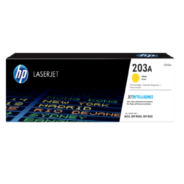 HP 203A Yellow Original LaserJet Toner Cartridge