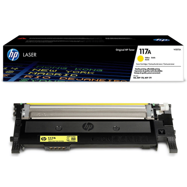 HP 117A YellowHP 117A Yellow Original Laser Toner Cartridge